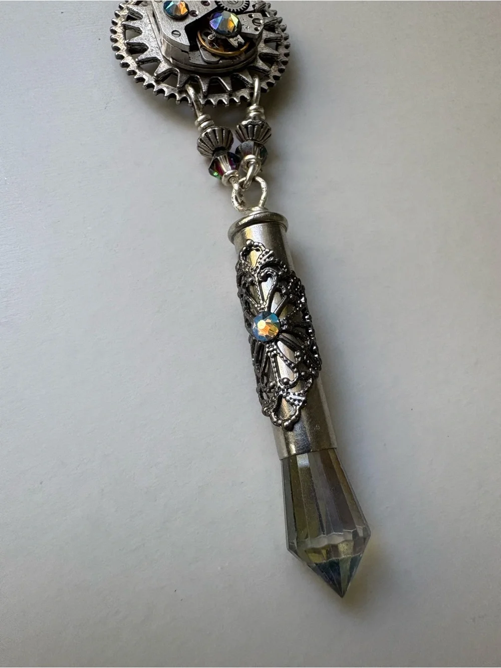 Artisan Antique Style Steampunk Necklace